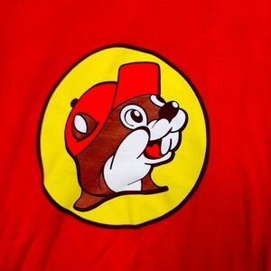 Buccees Beaver Logo Shirt Red 3XL